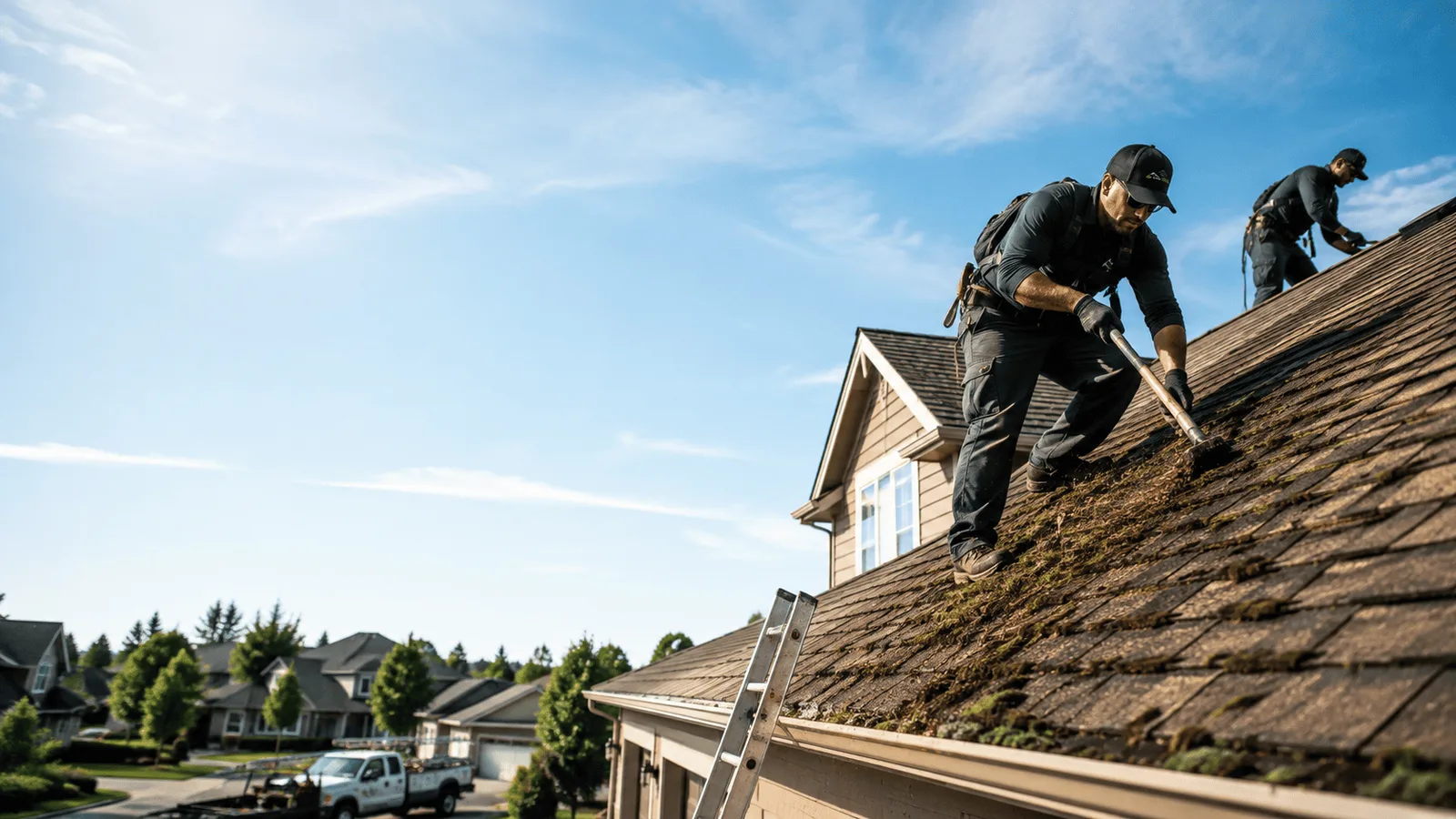 Roof Moss Removal in Dickinson, ND near me